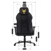 vyrp15 18968fotel obrotowy nexon czarnyzolty 1