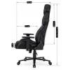 vyrp16 18969fotel obrotowy nexon czarnybialy