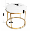 vyrp15 19456stolik cliff bialy marmurzloty