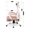 vyrp16 19468fotel obrotowy bing rozowybialy