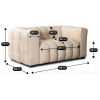 vyrp14 24236sofa moderno 2s dwuosobowa kremowa