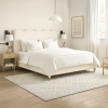 vyr 24502 lozko 180x200 izmir kremowe boucle