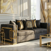 vyr 29321 sofa pallazo 3s trzyosobowa czarnozlota