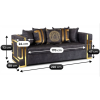 vyrp14 29321sofa pallazo 3s trzyosobowa czarnozlota 1