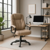 vyr 29560 fotel obrotowy phonix bezowy ekoskora 4