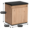 vyrp14 29580szafka na buty parma 50 cm dab artisangrafit 1
