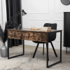 vyr 29637 biurko ross 120 cm dab rustykalnyczarny