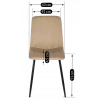 23503 7 stolicka ibis bezove velurova