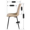23503 8 stolicka ibis bezove velurova