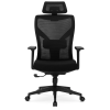 23506 2 otocne kreslo spiral ergonomicka cierna
