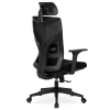 23506 4 otocne kreslo spiral ergonomicka cierna