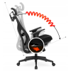 23506 7 otocne kreslo spiral ergonomicka cierna