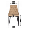 23518 9 stolicka cork bezove velurova