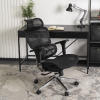 23665 2 otocne kreslo nino ergonomicka cierna