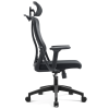 23812 3 otocne kreslo juliet ergonomicka cierna