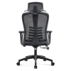 23812 4 otocne kreslo juliet ergonomicka cierna