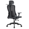 23812 2 otocne kreslo juliet ergonomicka cierna