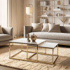 23866 1 sada keramickych stolikov tenor biela mramor zlaty
