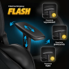 24004 4 otocne kreslo herne flash cierna