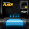 24004 5 otocne kreslo herne flash cierna