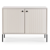 24136 3 komoda soft 104 cm dvojdverova drazkovana kasmir