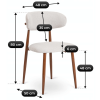 25516 6 stolicka flavio orech sive