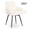 25540 otocna stolicka larisa kremova boucle