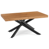 25678 stol hampton rozkladaci 160 240 cm dub zlaty cierna