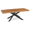 25678 8 stol hampton rozkladaci 160 240 cm dub zlaty cierna