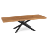 25678 9 stol hampton rozkladaci 160 240 cm dub zlaty cierna