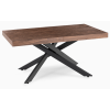 25681 stol hampton rozkladaci 160 240 cm orech cierna
