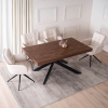 25681 1 stol hampton rozkladaci 160 240 cm orech cierna