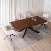 25681 2 stol hampton rozkladaci 160 240 cm orech cierna