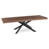 25681 9 stol hampton rozkladaci 160 240 cm orech cierna
