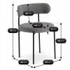 25684 8 stolicka tulsa sive boucle