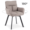 25783 otocna stolicka cortado hnede