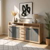 vyr 31151 komoda blago 190 cm surowy dabczarny
