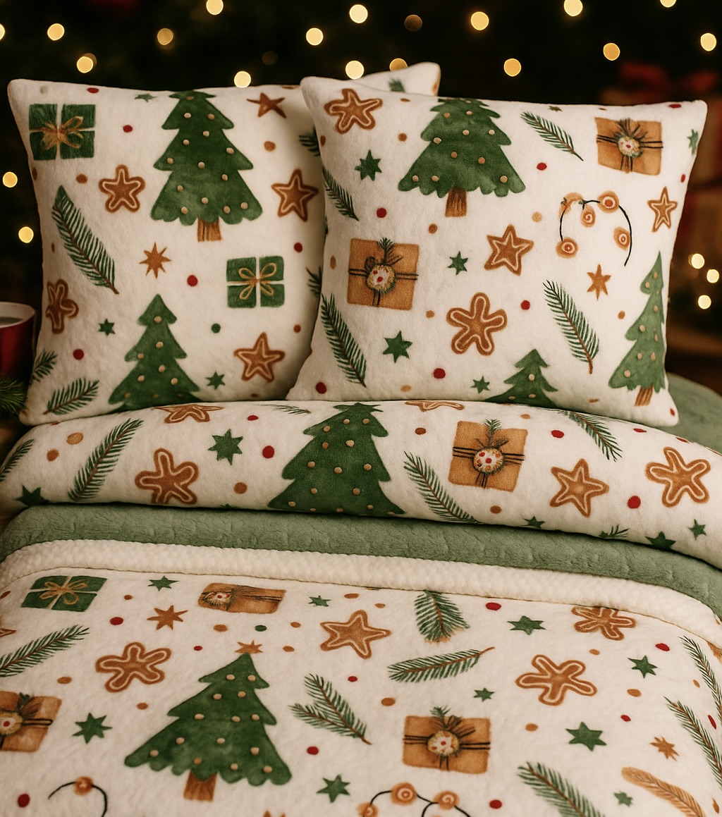 ✨ Vianočné obliečky – rozžiarte svoju spálňu sviatočnou atmosférou
