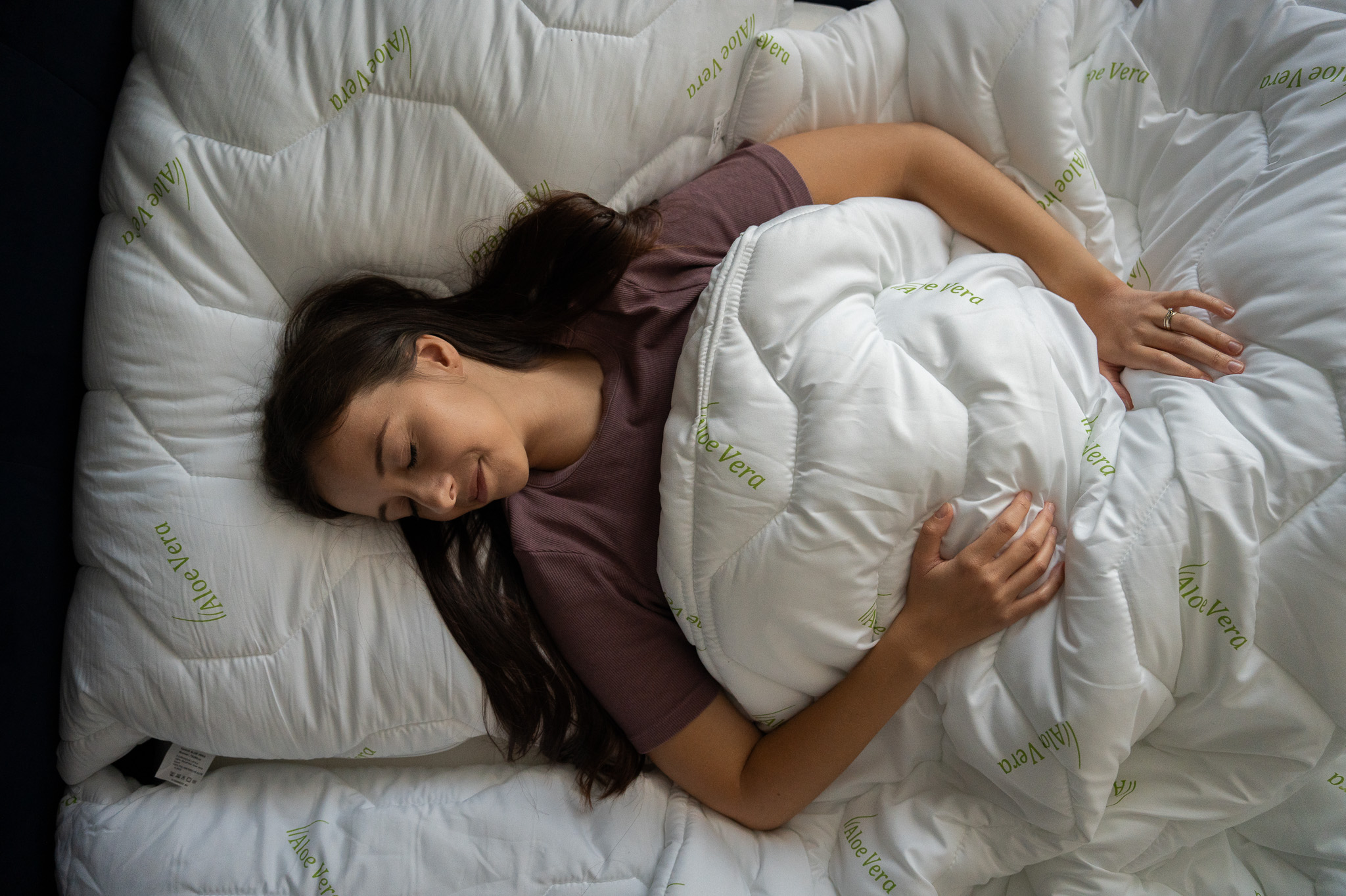 Set Aloe Vera Green – paplón a vankúš s Aloe Vera