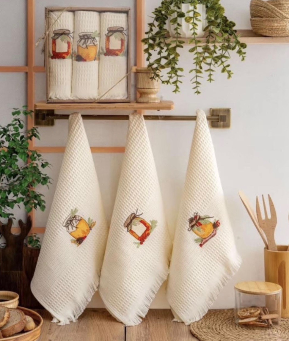 Bavlnené kuchynské utierky používané pri varení