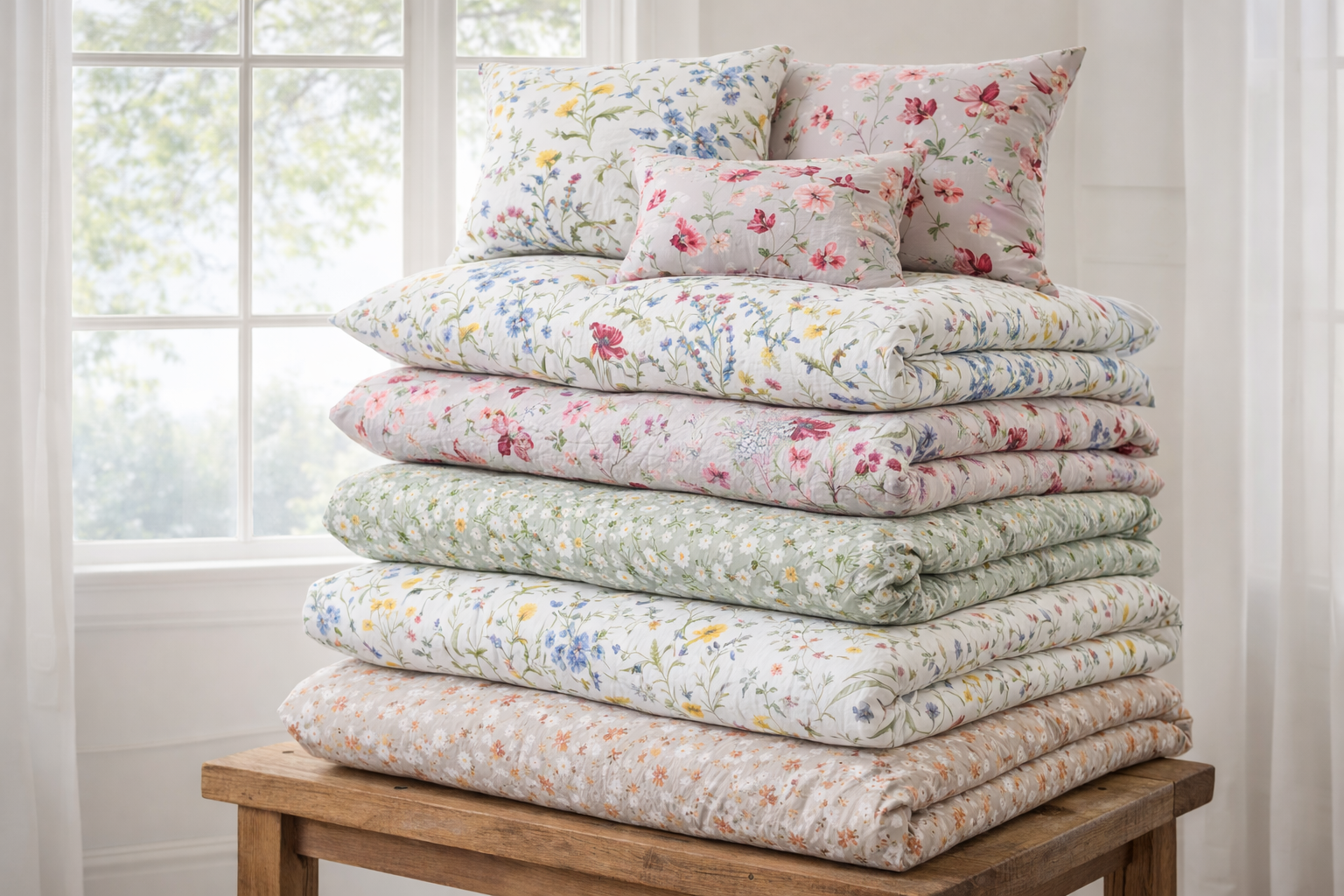 Jarná svieža spálňa