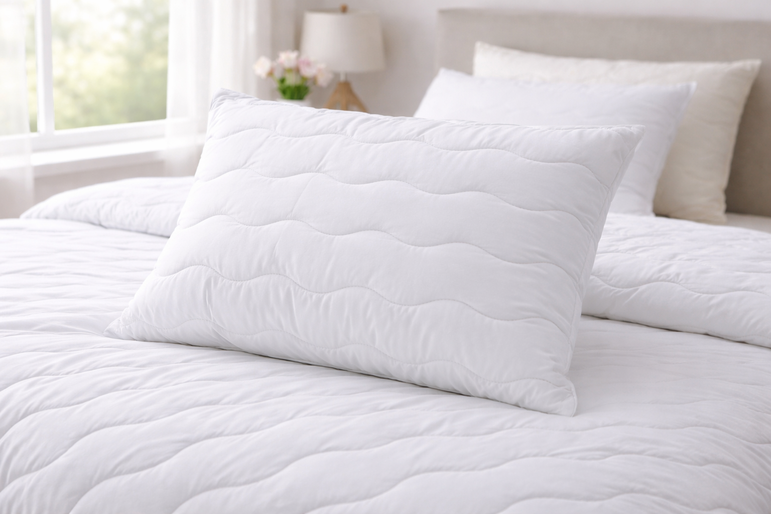 Čistý vankúš v spálni