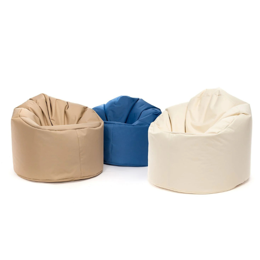 Polyesterový sedací vak v interiéri