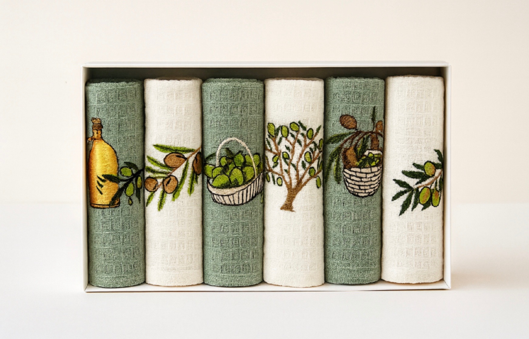 Darčekové sady kuchynských utierok s rôznymi motívmi