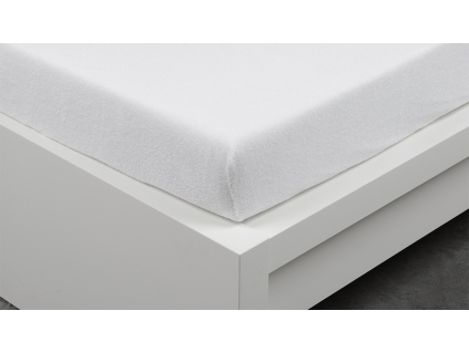 INTERMEDIC Posteľná plachta Frote biela 90x200