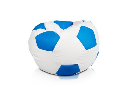 Sedací vak Sport M - Bielo-modrý E01/E10