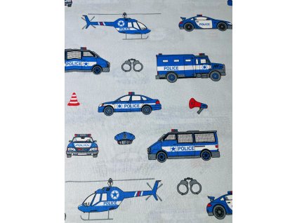 Látka Polícia 21 ks cca 146x33 cm