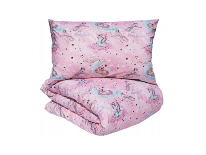Posteľná obliečka do postieľky Unicorn 100x135/40x60 cm