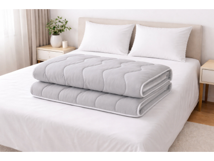 Celoročný paplón Medical sivý