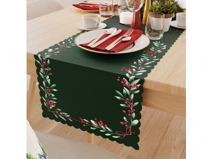 Vianočný behúň Zelená Jarabina 38x180 cm